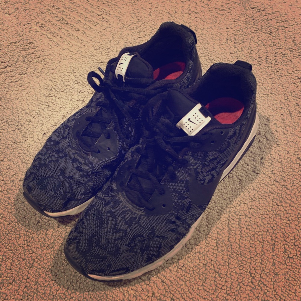 Black Nike Air sneakers
